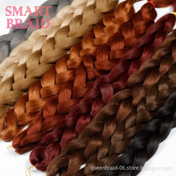41 Inch 165g Synthetic Braids 100% Ultra Braid Japan Fiber Synthetic Braiding Hair